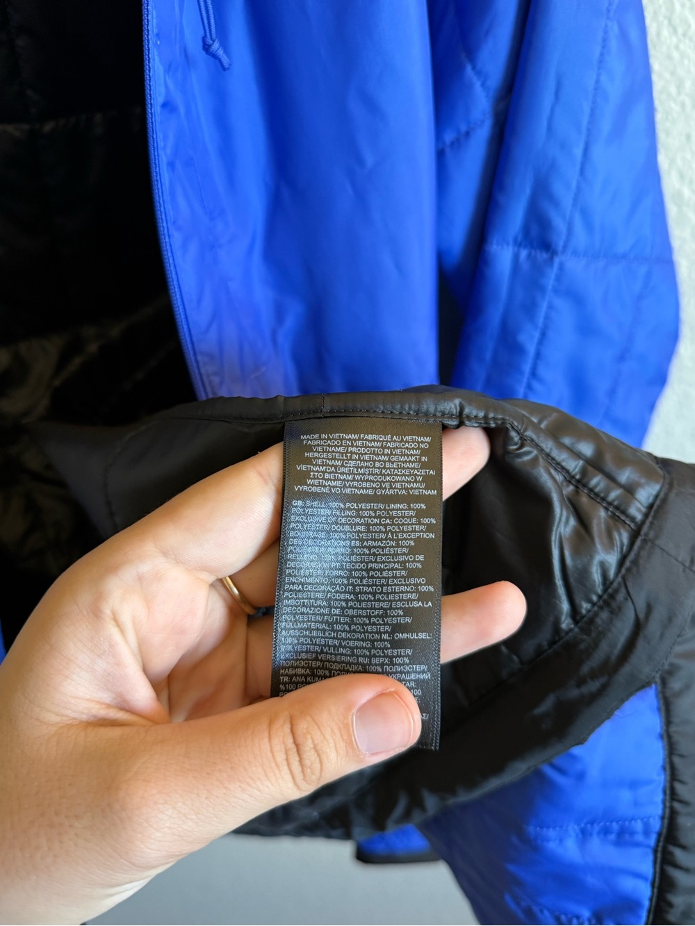 NWOT The North Face Circaloft Hoodie Puffer Jacket Men's Large Solar Blue - Picture 5 of 9
